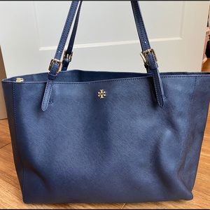 COPY - Tory Burch Robinson Tote - Saffiano Blue
